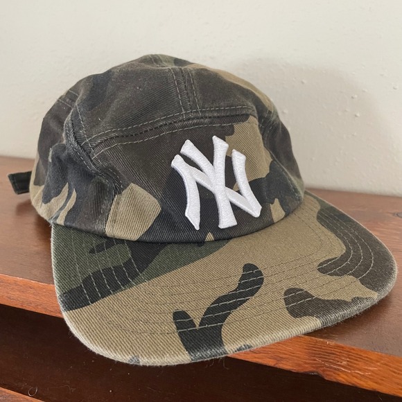 Pro Standard Other - NY New York Yankees Camo Hat Pro Standard Adjustable 5 Panel Poly Cap Camouflage